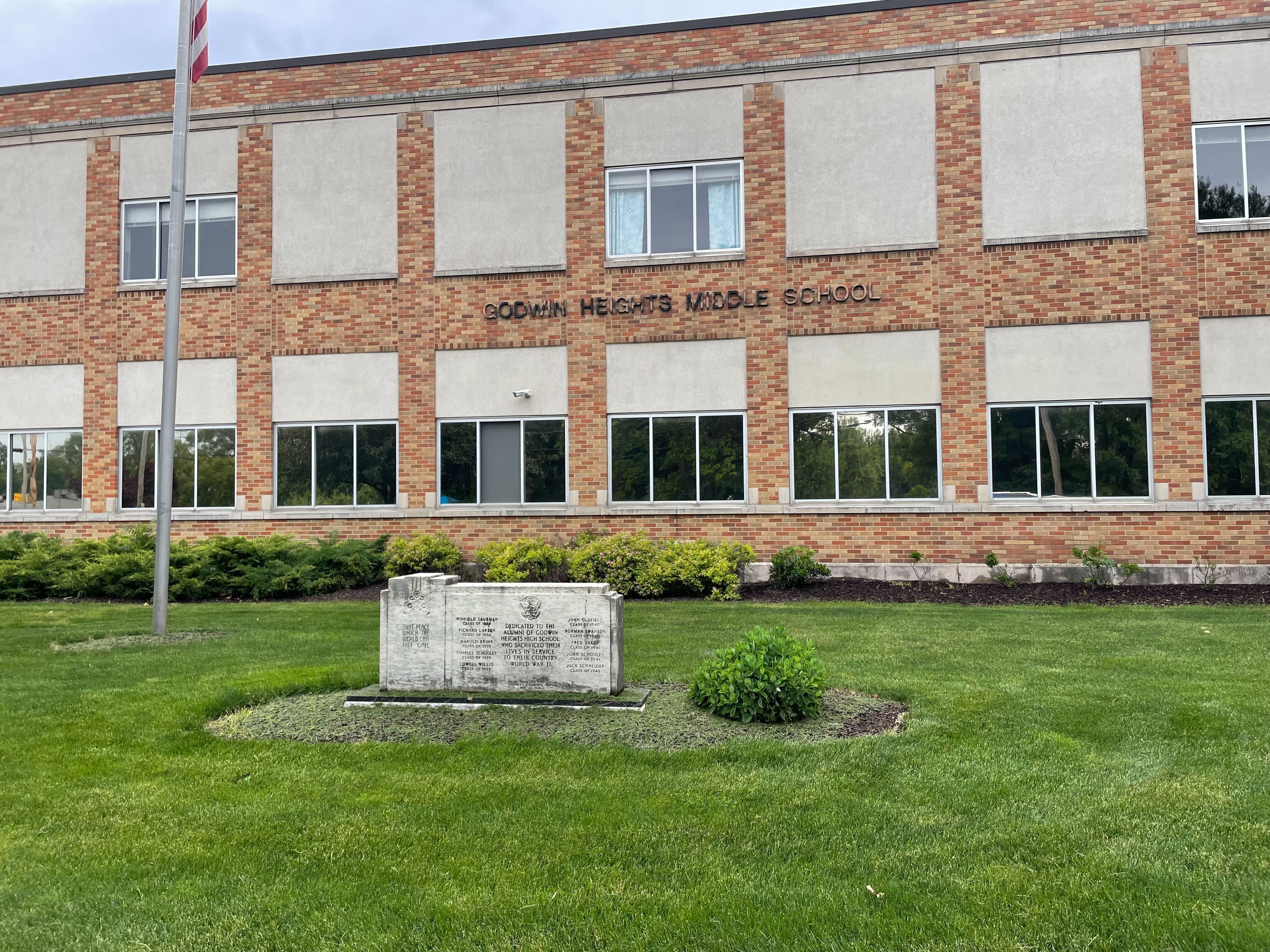 Front of Godwin Heights Middle School